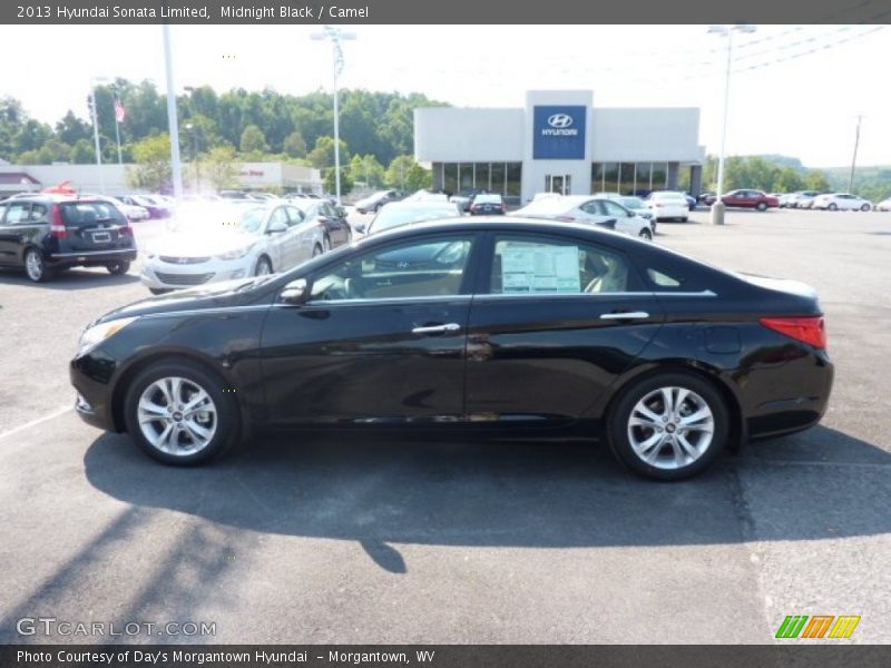 Midnight Black / Camel 2013 Hyundai Sonata Limited