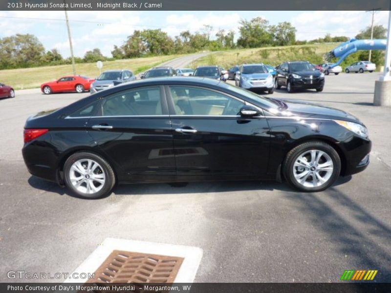 Midnight Black / Camel 2013 Hyundai Sonata Limited
