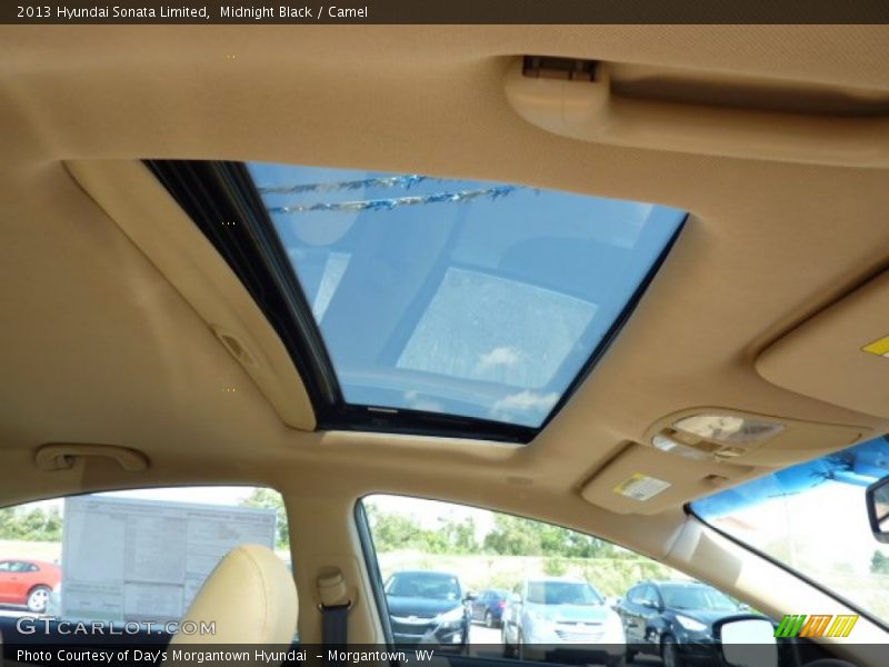 Midnight Black / Camel 2013 Hyundai Sonata Limited