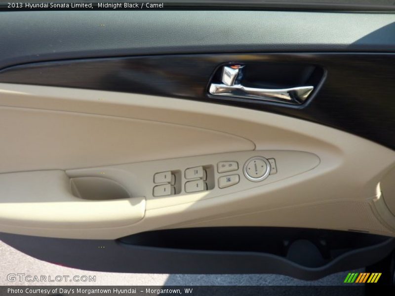 Midnight Black / Camel 2013 Hyundai Sonata Limited