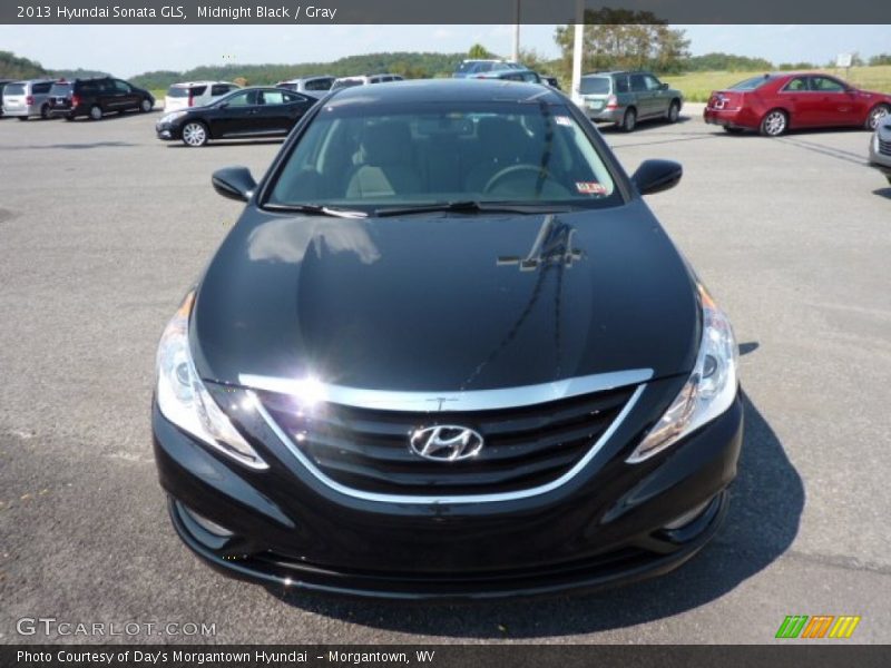 Midnight Black / Gray 2013 Hyundai Sonata GLS