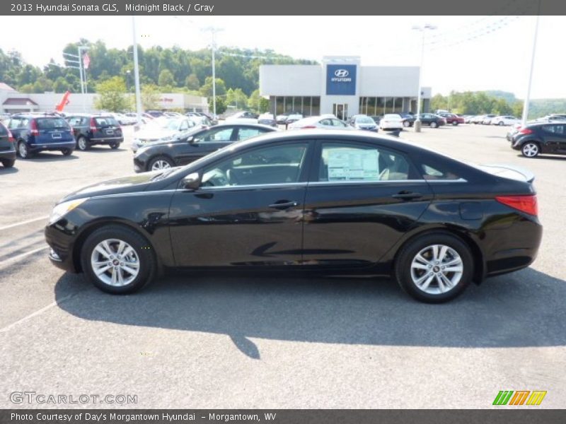 Midnight Black / Gray 2013 Hyundai Sonata GLS