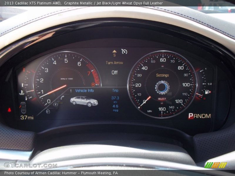  2013 XTS Platinum AWD Platinum AWD Gauges