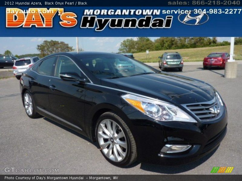 Black Onyx Pearl / Black 2012 Hyundai Azera