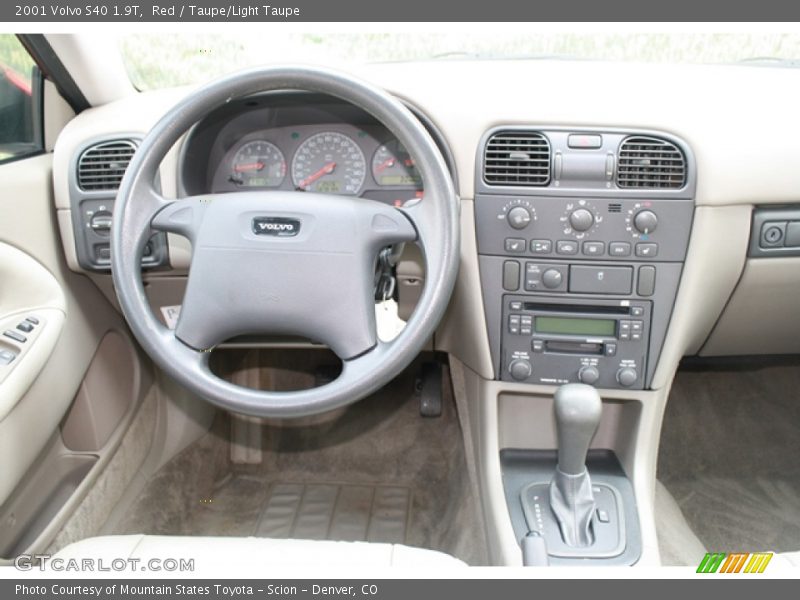 Red / Taupe/Light Taupe 2001 Volvo S40 1.9T