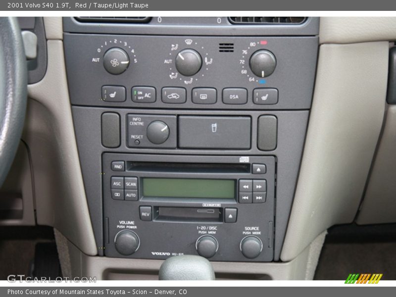 Red / Taupe/Light Taupe 2001 Volvo S40 1.9T