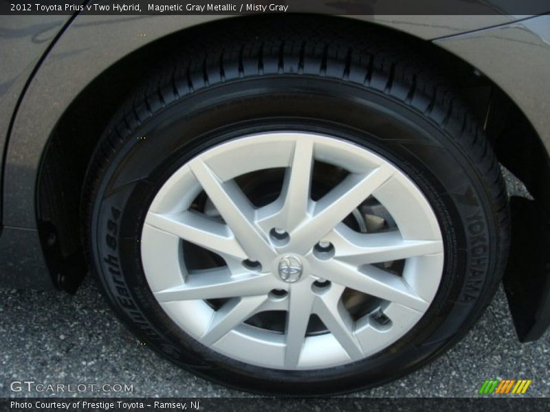 Magnetic Gray Metallic / Misty Gray 2012 Toyota Prius v Two Hybrid