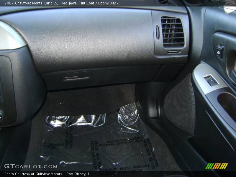 Red Jewel Tint Coat / Ebony Black 2007 Chevrolet Monte Carlo SS