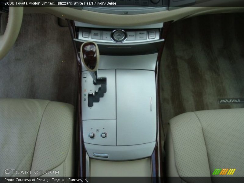 Blizzard White Pearl / Ivory Beige 2008 Toyota Avalon Limited