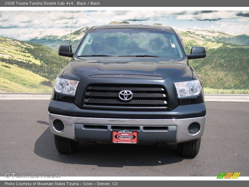 Black / Black 2008 Toyota Tundra Double Cab 4x4