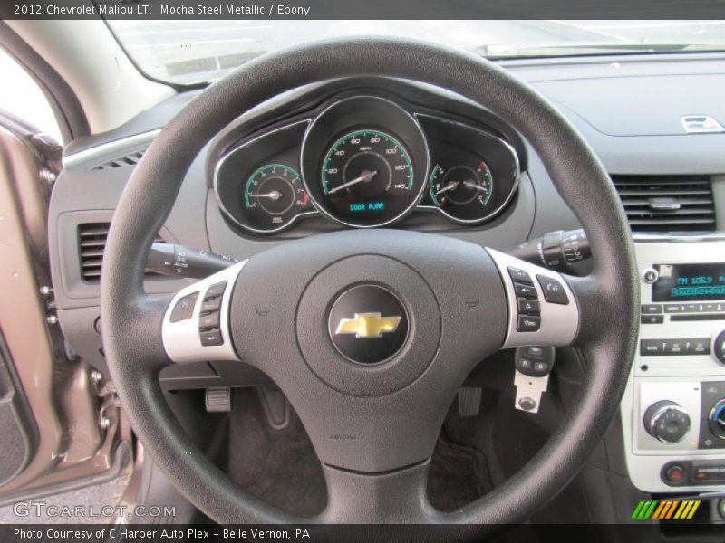 Mocha Steel Metallic / Ebony 2012 Chevrolet Malibu LT