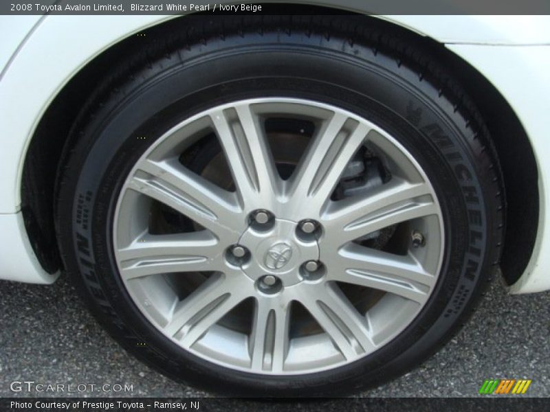 Blizzard White Pearl / Ivory Beige 2008 Toyota Avalon Limited