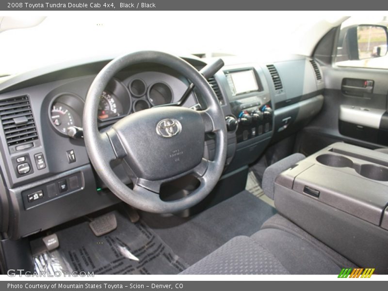 Black / Black 2008 Toyota Tundra Double Cab 4x4