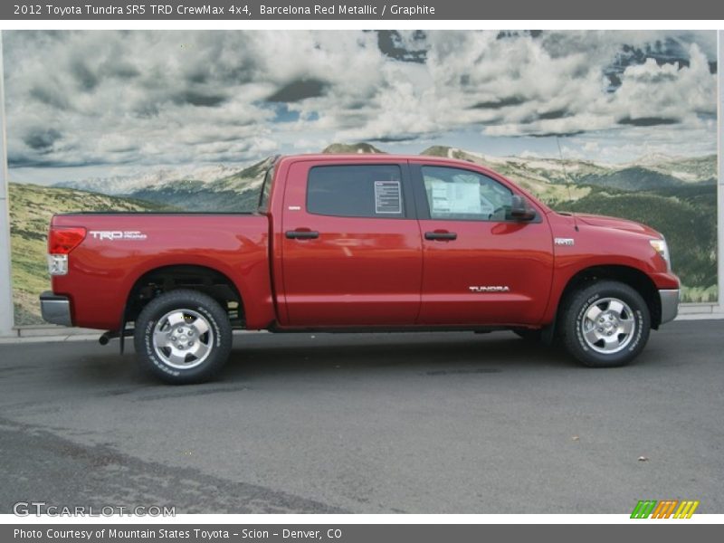 Barcelona Red Metallic / Graphite 2012 Toyota Tundra SR5 TRD CrewMax 4x4