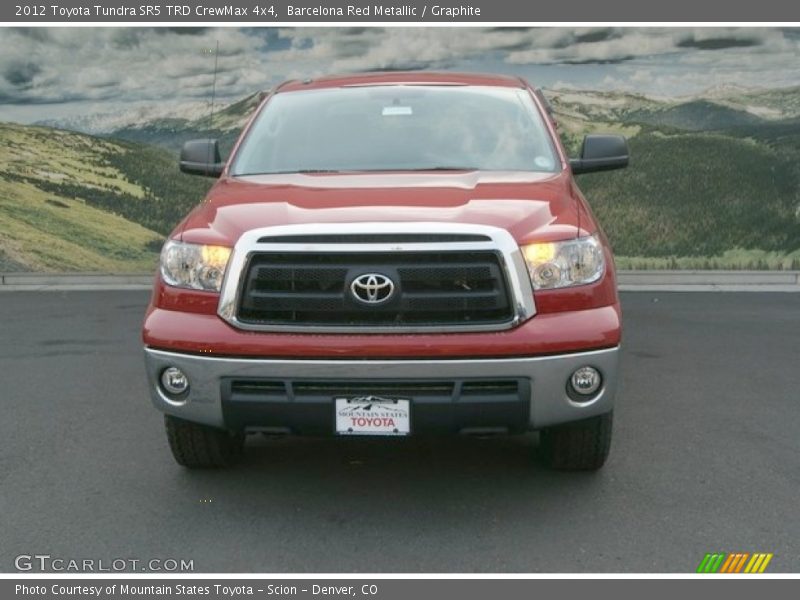 Barcelona Red Metallic / Graphite 2012 Toyota Tundra SR5 TRD CrewMax 4x4