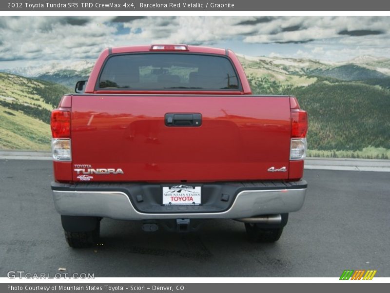 Barcelona Red Metallic / Graphite 2012 Toyota Tundra SR5 TRD CrewMax 4x4