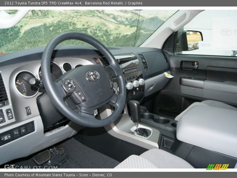 Barcelona Red Metallic / Graphite 2012 Toyota Tundra SR5 TRD CrewMax 4x4