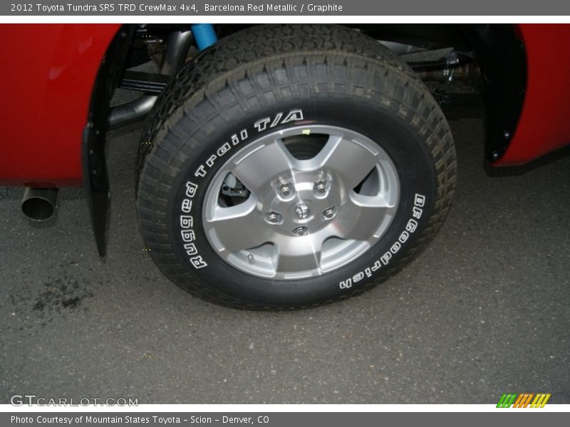 Barcelona Red Metallic / Graphite 2012 Toyota Tundra SR5 TRD CrewMax 4x4
