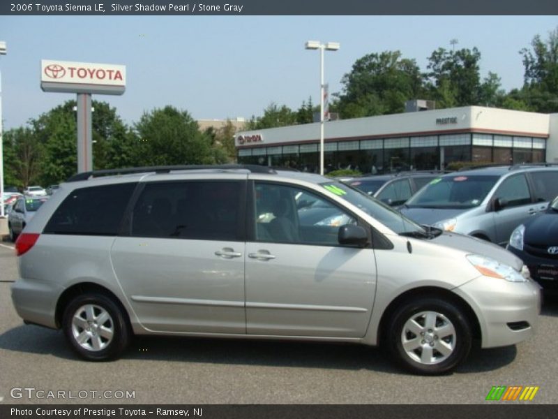 Silver Shadow Pearl / Stone Gray 2006 Toyota Sienna LE