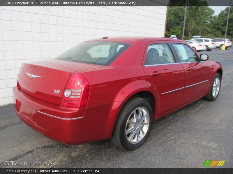 Inferno Red Crystal Pearl / Dark Slate Gray 2009 Chrysler 300 Touring AWD