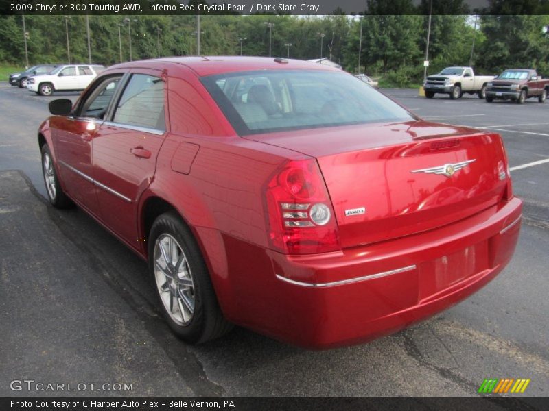 Inferno Red Crystal Pearl / Dark Slate Gray 2009 Chrysler 300 Touring AWD