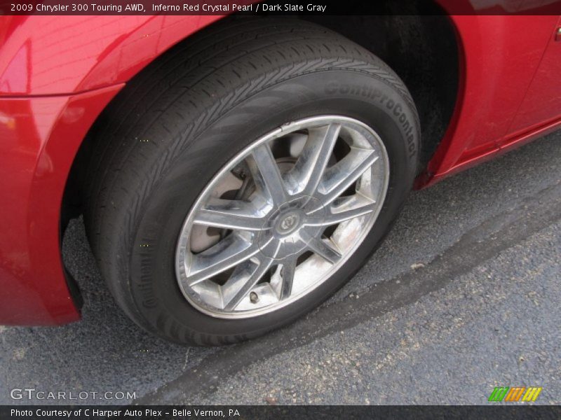 Inferno Red Crystal Pearl / Dark Slate Gray 2009 Chrysler 300 Touring AWD