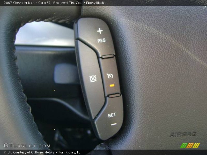 Red Jewel Tint Coat / Ebony Black 2007 Chevrolet Monte Carlo SS