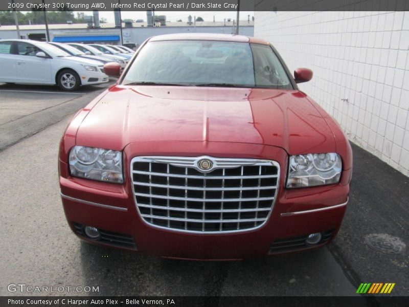 Inferno Red Crystal Pearl / Dark Slate Gray 2009 Chrysler 300 Touring AWD