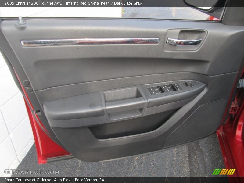 Inferno Red Crystal Pearl / Dark Slate Gray 2009 Chrysler 300 Touring AWD