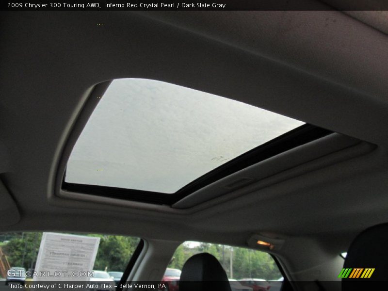 Inferno Red Crystal Pearl / Dark Slate Gray 2009 Chrysler 300 Touring AWD