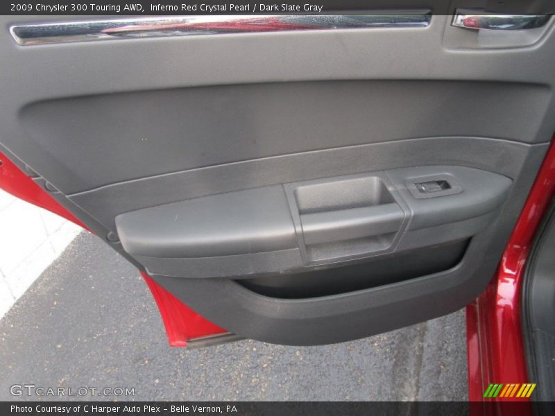 Inferno Red Crystal Pearl / Dark Slate Gray 2009 Chrysler 300 Touring AWD