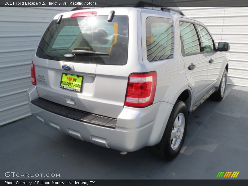 Ingot Silver Metallic / Stone 2011 Ford Escape XLS