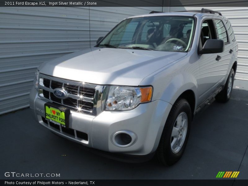 Ingot Silver Metallic / Stone 2011 Ford Escape XLS