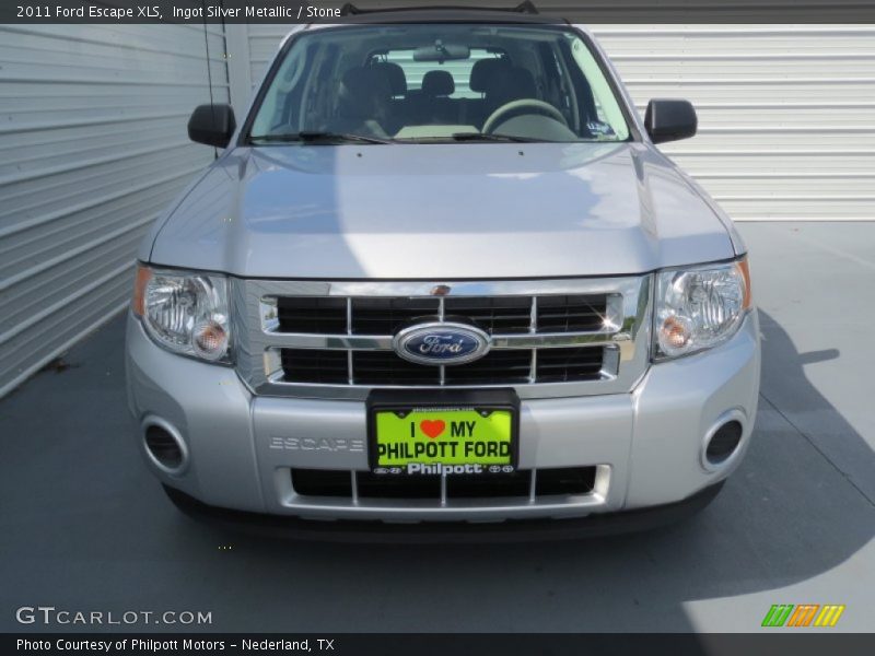 Ingot Silver Metallic / Stone 2011 Ford Escape XLS