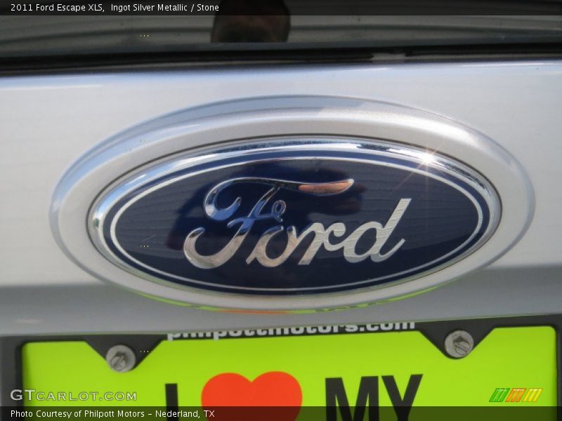 Ingot Silver Metallic / Stone 2011 Ford Escape XLS