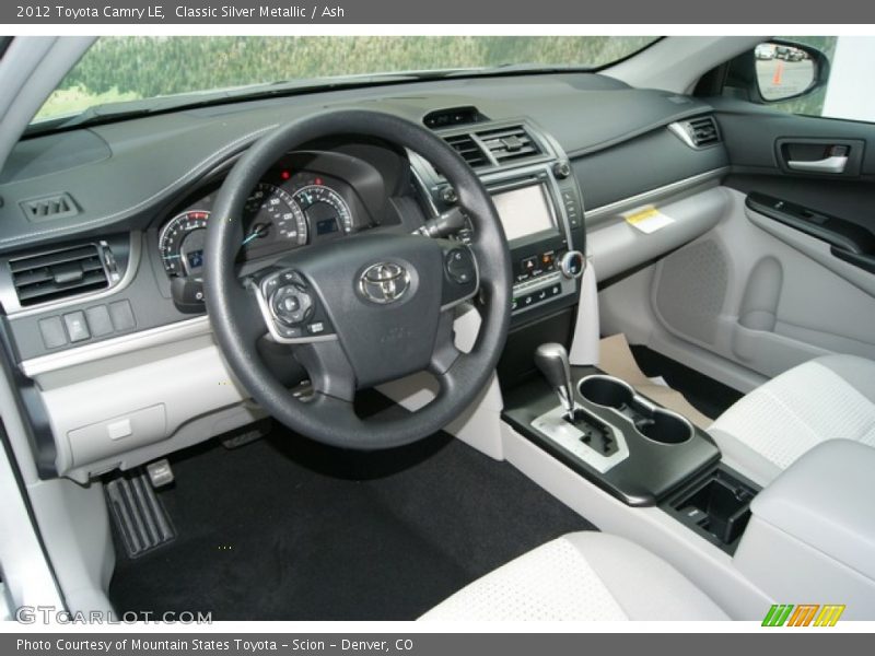 Classic Silver Metallic / Ash 2012 Toyota Camry LE
