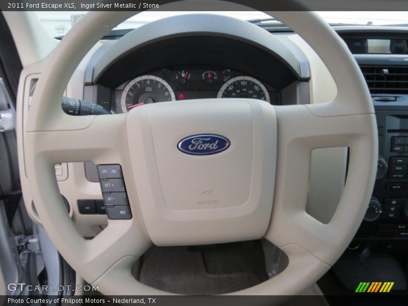Ingot Silver Metallic / Stone 2011 Ford Escape XLS