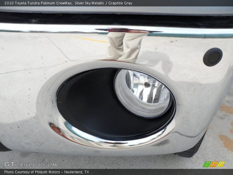 Silver Sky Metallic / Graphite Gray 2010 Toyota Tundra Platinum CrewMax