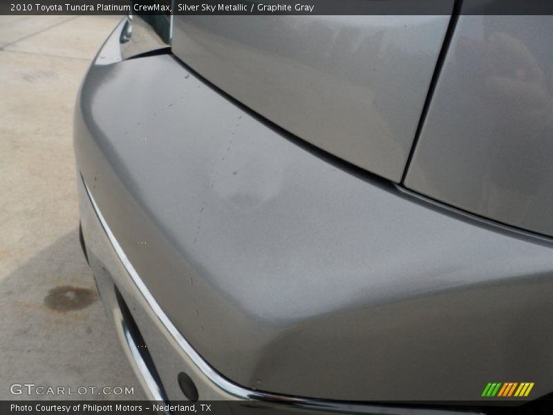 Silver Sky Metallic / Graphite Gray 2010 Toyota Tundra Platinum CrewMax