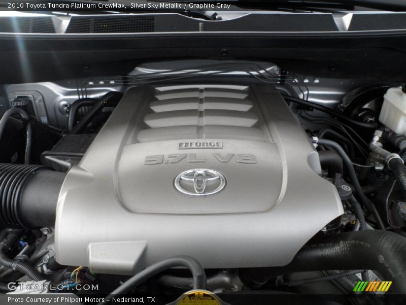  2010 Tundra Platinum CrewMax Engine - 5.7 Liter i-Force DOHC 32-Valve Dual VVT-i V8
