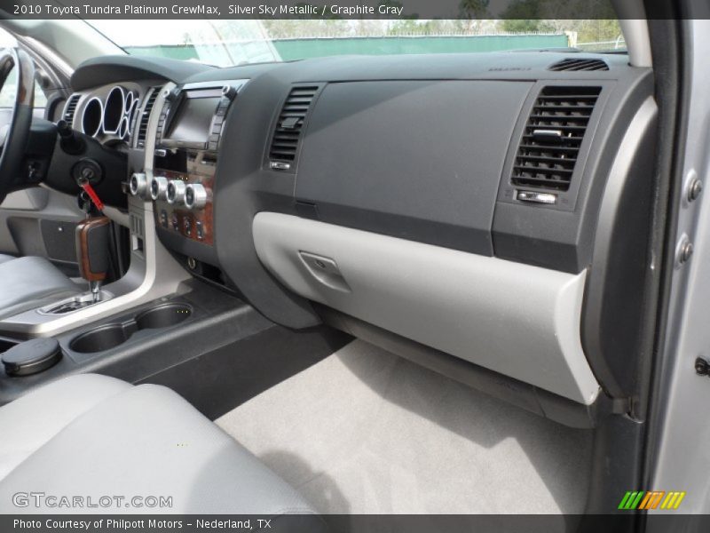 Dashboard of 2010 Tundra Platinum CrewMax