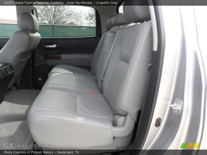 Silver Sky Metallic / Graphite Gray 2010 Toyota Tundra Platinum CrewMax