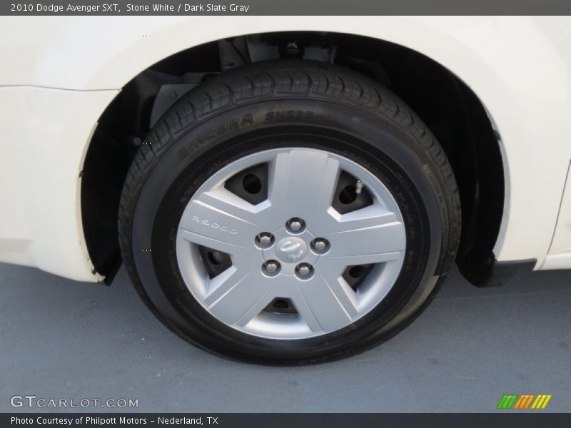Stone White / Dark Slate Gray 2010 Dodge Avenger SXT