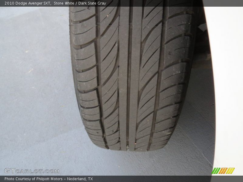 Stone White / Dark Slate Gray 2010 Dodge Avenger SXT