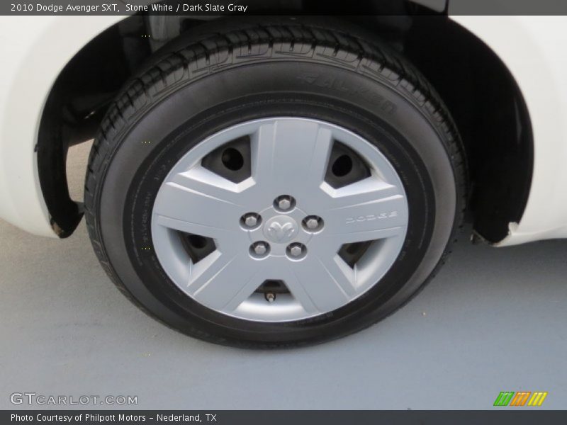 Stone White / Dark Slate Gray 2010 Dodge Avenger SXT