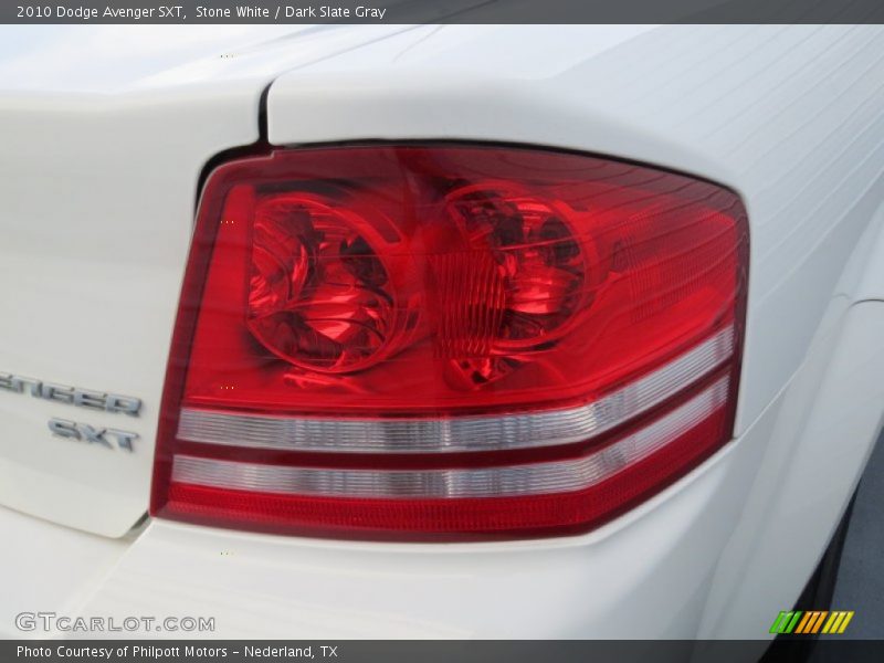 Stone White / Dark Slate Gray 2010 Dodge Avenger SXT