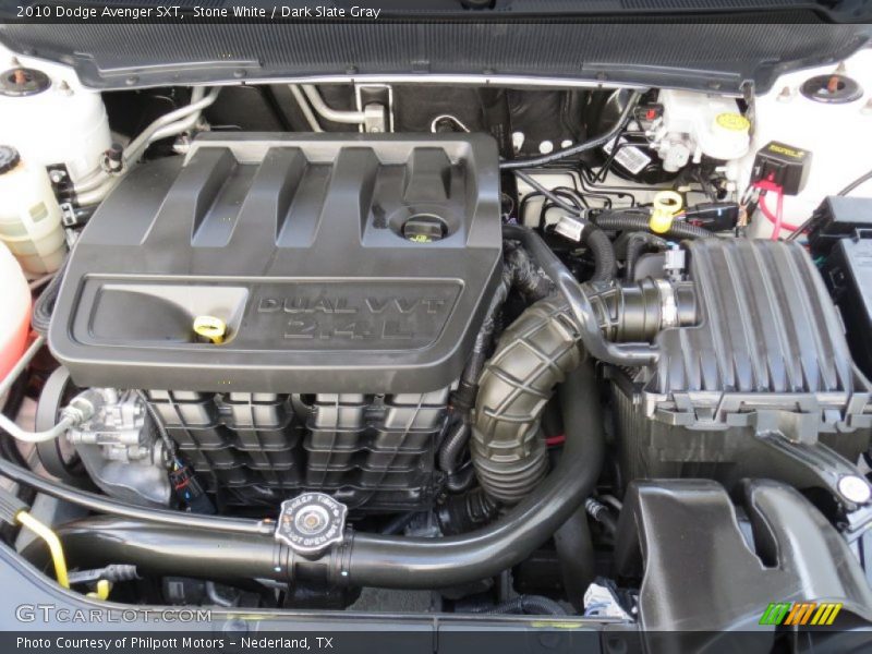 Stone White / Dark Slate Gray 2010 Dodge Avenger SXT