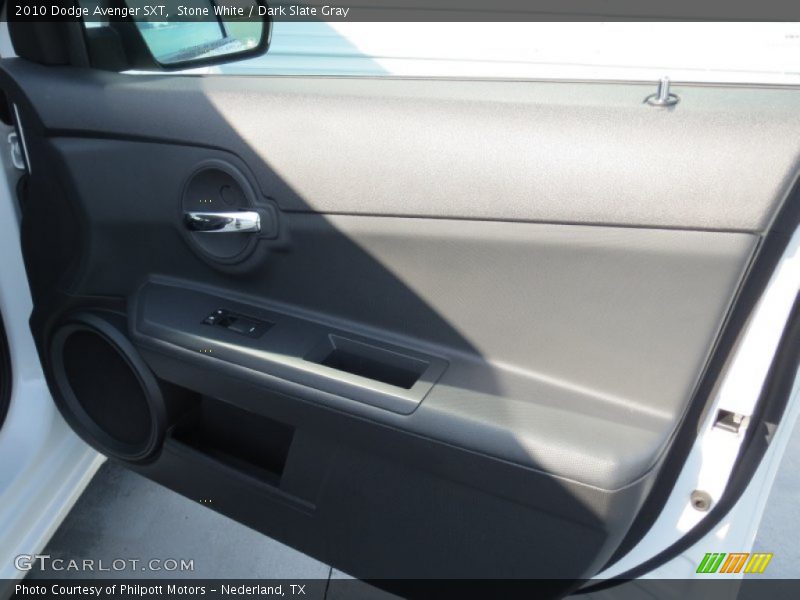 Stone White / Dark Slate Gray 2010 Dodge Avenger SXT