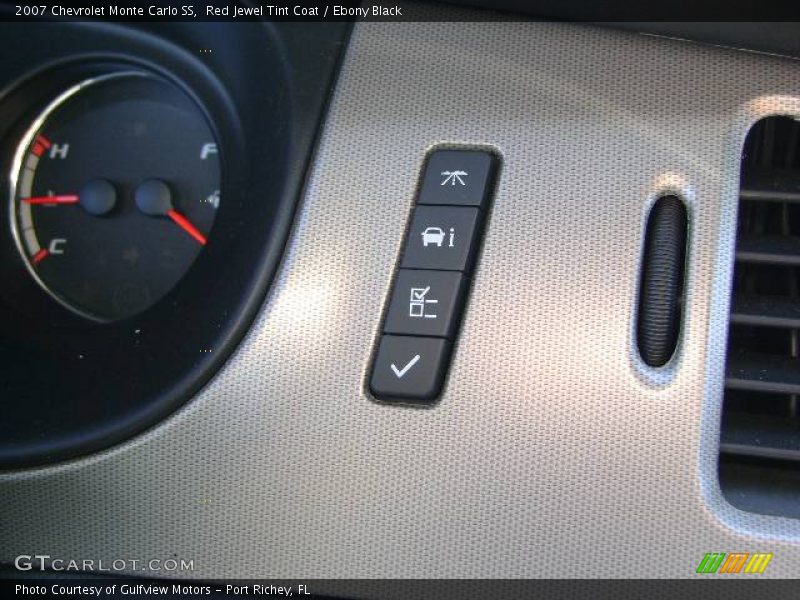 Red Jewel Tint Coat / Ebony Black 2007 Chevrolet Monte Carlo SS