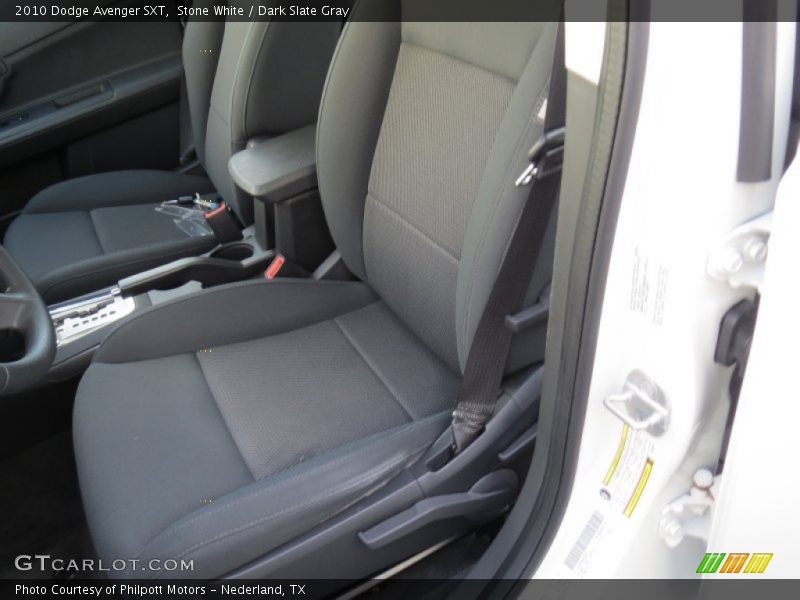 Stone White / Dark Slate Gray 2010 Dodge Avenger SXT